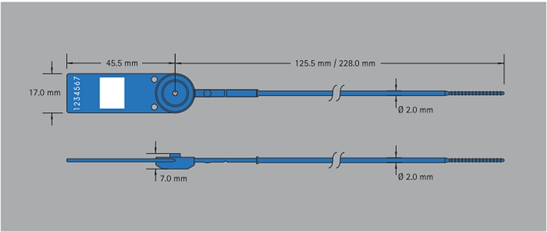 Scellé en plastique réglable COMPACT