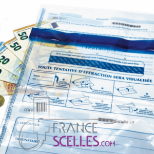 Pochettes de sécurité pour dépôt de MONNAIE 5 kg - DGFIP et régies - Transparente